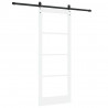 Drzwi przesuwne Biały i czarny 83 x 211 cm