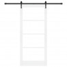 Drzwi przesuwne Biały i czarny 93 x 211 cm