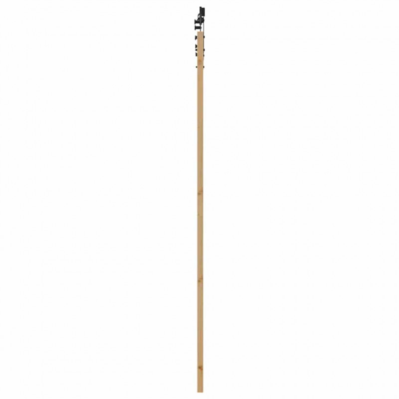 Drzwi przesuwne Naturalny i czarny 93 x 232 cm