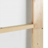 Drzwi przesuwne Naturalny i czarny 93 x 232 cm
