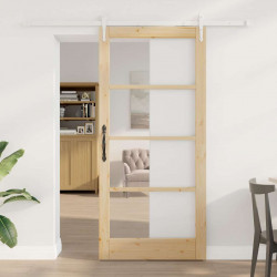 Drzwi przesuwne Naturalny 93 x 202 cm