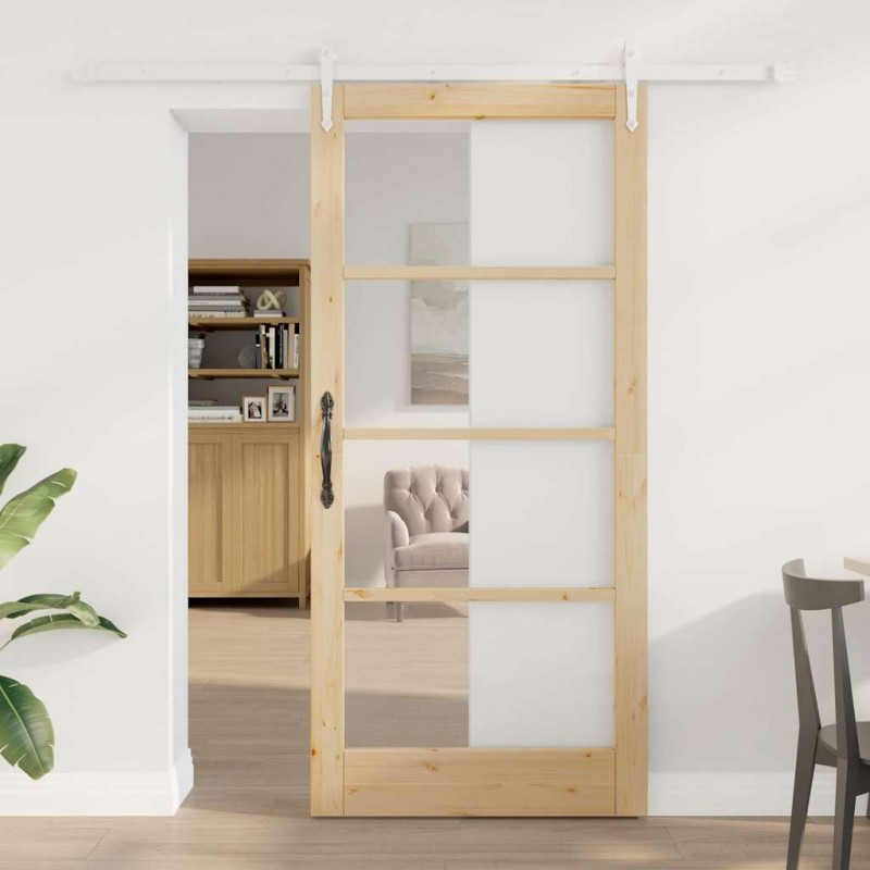 Drzwi przesuwne Naturalny 93 x 202 cm