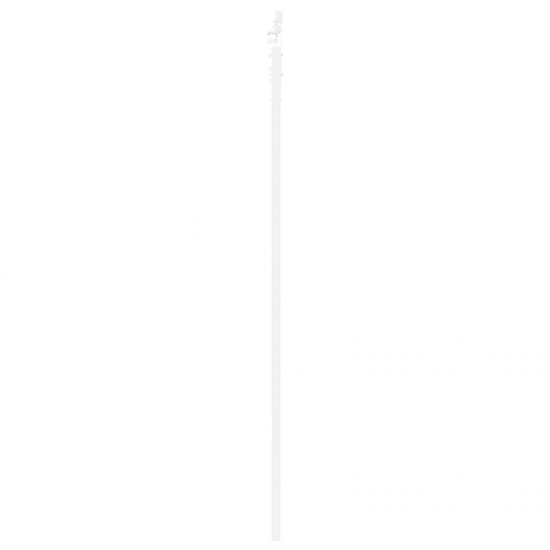 Drzwi przesuwne Biały 93 x 211 cm Lite drewno sosnowe i szkło