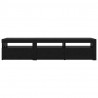 Szafka pod telewizor 2 pcs Czarny Dąb 180 x 35 x 40 cm