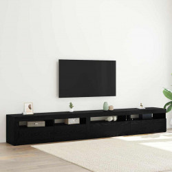 Zestaw szafek RTV 3 pcs Czarny Dąb 270 x 35 x 40 cm