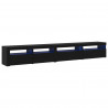 Zestaw szafek RTV 3 pcs Czarny Dąb 270 x 35 x 40 cm