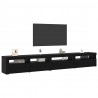 Zestaw szafek RTV 3 pcs Czarny Dąb 270 x 35 x 40 cm