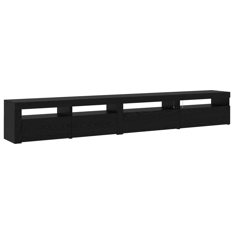 Zestaw szafek RTV 3 pcs Czarny Dąb 270 x 35 x 40 cm