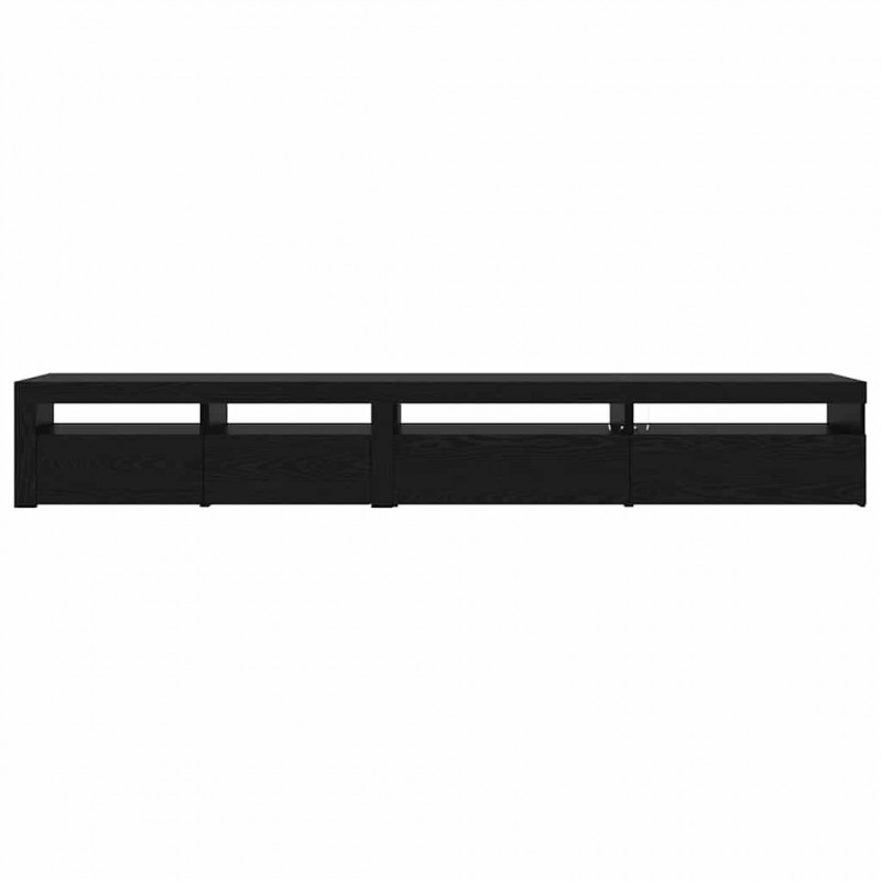 Zestaw szafek RTV 3 pcs Czarny Dąb 270 x 35 x 40 cm