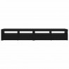 Zestaw szafek RTV 3 pcs Czarny Dąb 240 x 35 x 40 cm