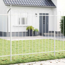 Ogrodzenie Ogrodowe 7 pcs Biały 11,9 x 1,5 m