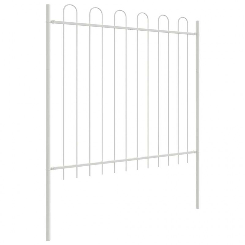 Ogrodzenie Ogrodowe 7 pcs Biały 11,9 x 1,5 m