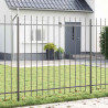 Ogrodzenie Ogrodowe 9 pcs Szary 15,3 x 1,5 m