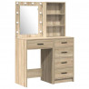 Toaletka 2 pcs Brązowy 50 x 41 x 135 cm Materiał drewnopochodny