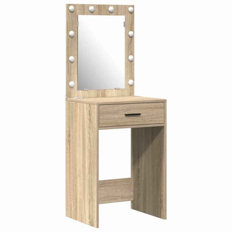Toaletka 2 pcs Brązowy 50 x 41 x 135 cm Materiał drewnopochodny