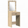 Toaletka 2 pcs Brązowy 50 x 41 x 135 cm Materiał drewnopochodny