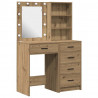 Toaletka 2 pcs Brązowy 50 x 41 x 135 cm Materiał drewnopochodny