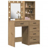 Toaletka 2 pcs Brązowy 50 x 41 x 135 cm Materiał drewnopochodny