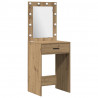 Toaletka 2 pcs Brązowy 50 x 41 x 135 cm Materiał drewnopochodny