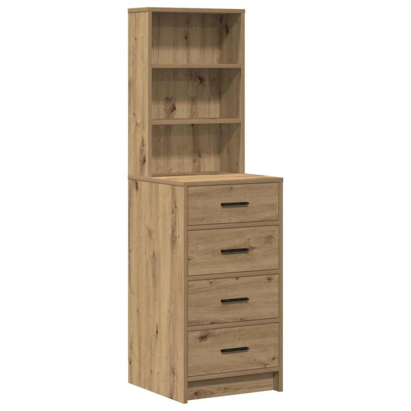 Toaletka 2 pcs Brązowy 50 x 41 x 135 cm Materiał drewnopochodny