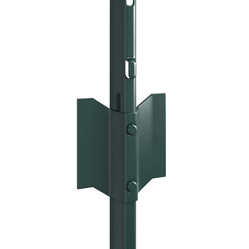 Słupek ogrodzeniowy. 44 pcs Zielony 120 cm Stal