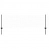Słupek ogrodzeniowy. 44 pcs Szary 100 cm Stal