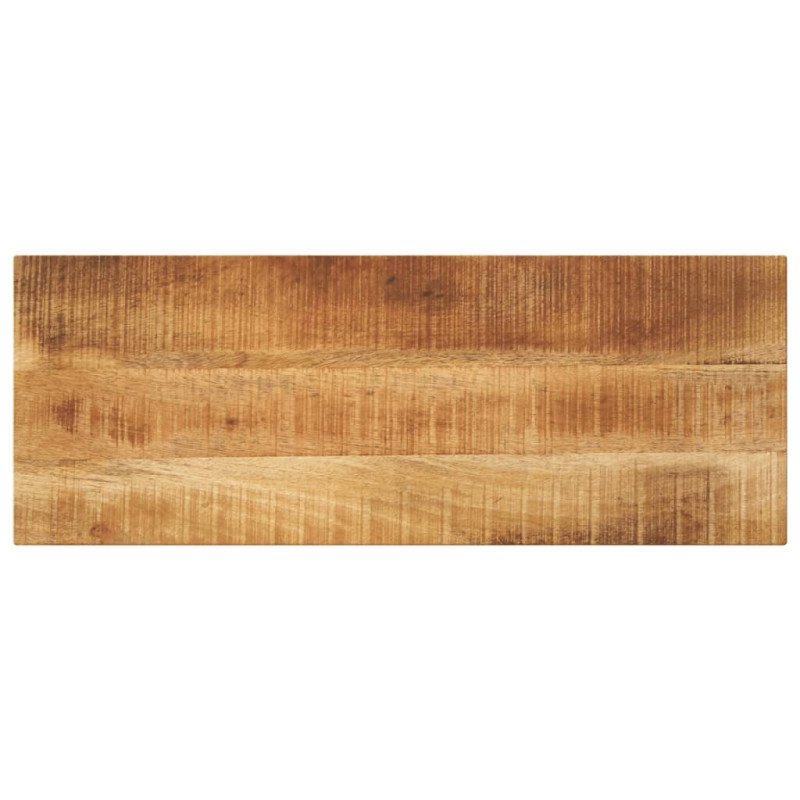Blat do stolika, 70x20x3,8 cm, prostokątny, surowe drewno mango