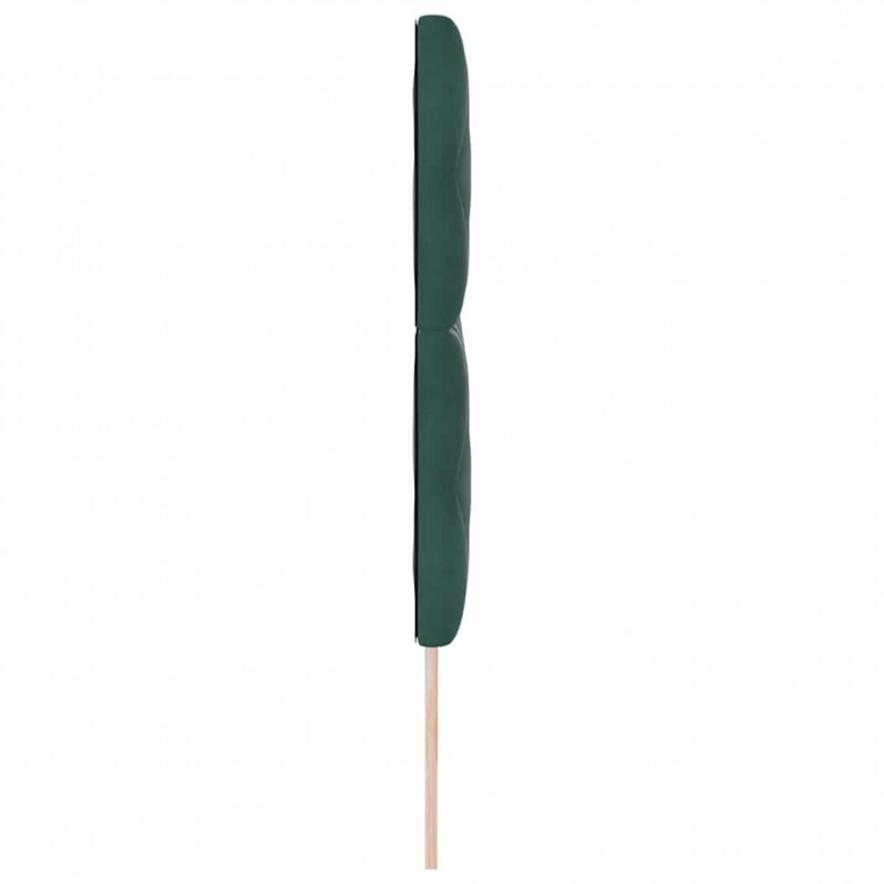 Wezgłowie LED Ciemna zieleń 180 cm Aksamit