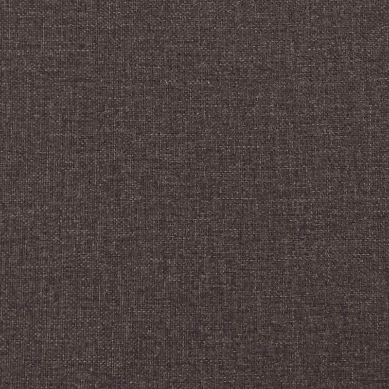 Łóżko z sprężyną LED Ciemny brąz 120 x 200 cm tkanina