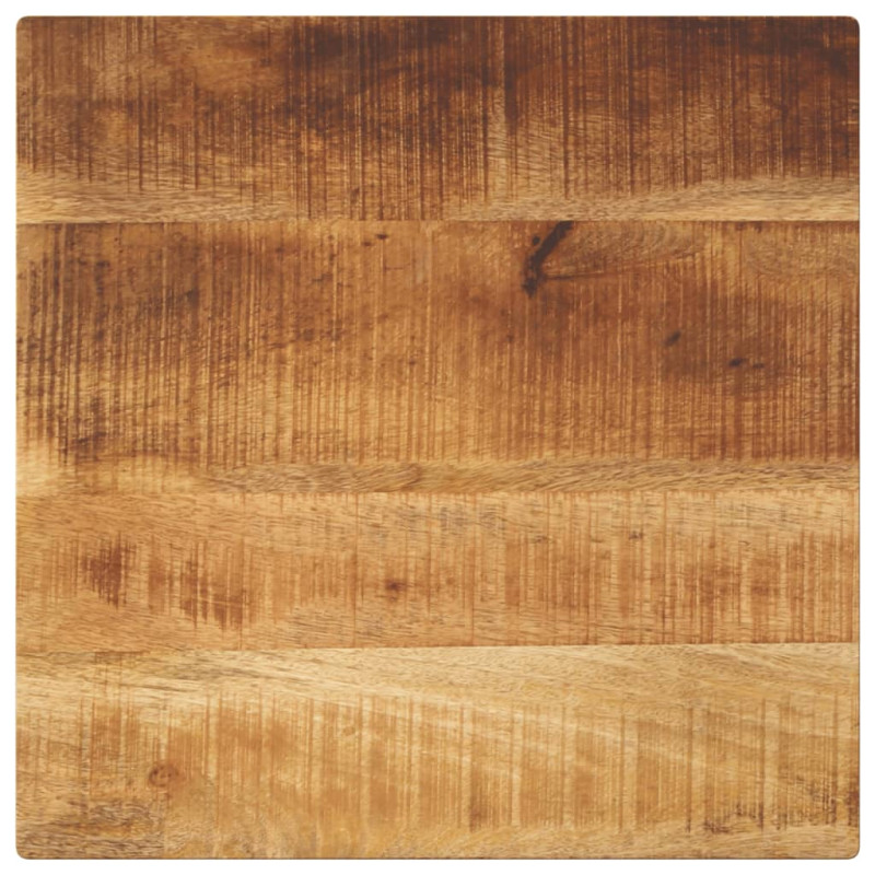 Blat do stolika, 60x60x2,5 cm, kwadratowy, surowe drewno mango