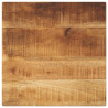 Blat do stolika, 60x60x2,5 cm, kwadratowy, surowe drewno mango