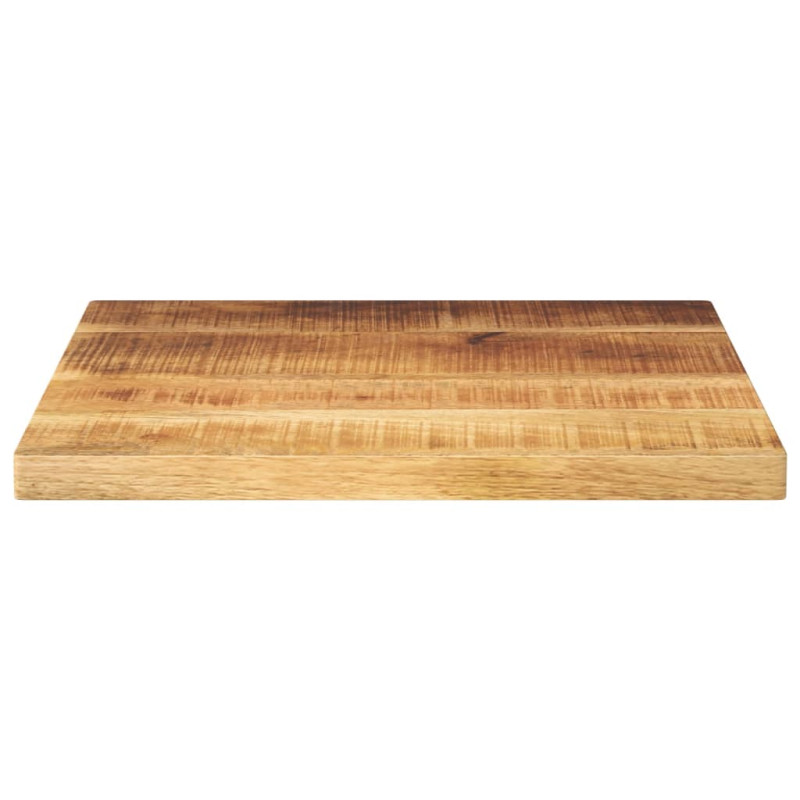 Blat do stolika, 60x60x2,5 cm, kwadratowy, surowe drewno mango