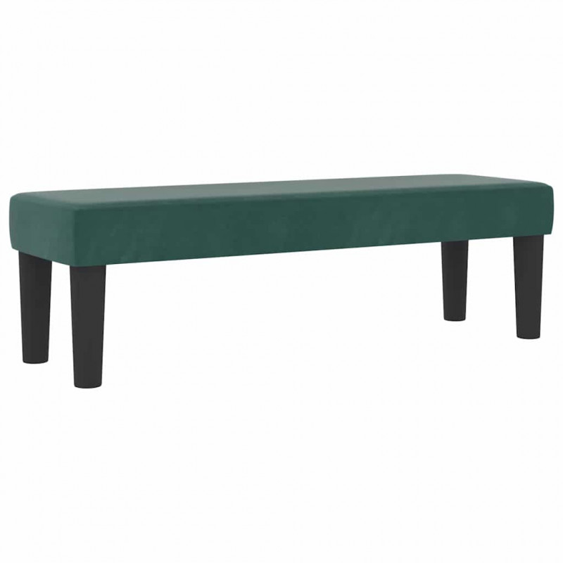 Łóżko sprężynowe Ciemnozielony 200 x 180 cm Aksamit