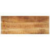 Blat do stolika, 90x30x2,5 cm, prostokątny, surowe drewno mango