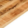 Blat do stolika, 90x30x2,5 cm, prostokątny, surowe drewno mango