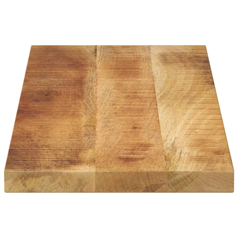 Blat do stolika, 80x40x2,5 cm, prostokątny, surowe drewno mango