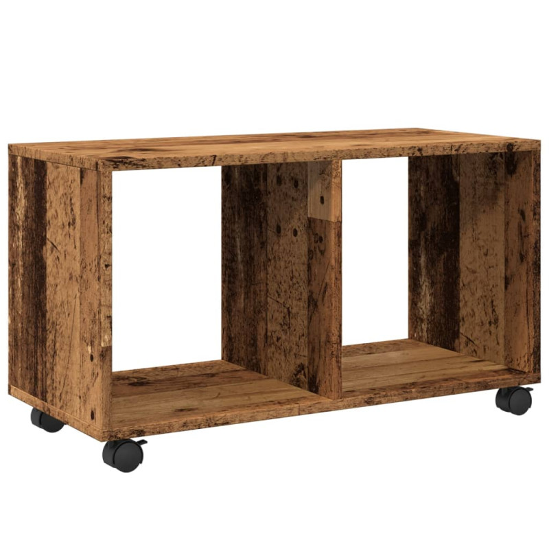 Szafka na kółkach, stare drewno, 72x33x42,5 cm