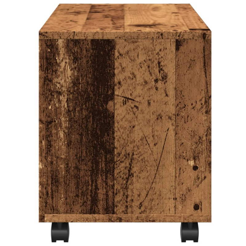 Szafka na kółkach, stare drewno, 72x33x42,5 cm