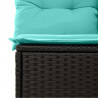 Zestaw Sof na Ogród z poduszką 7 pcs czanro-niebieski