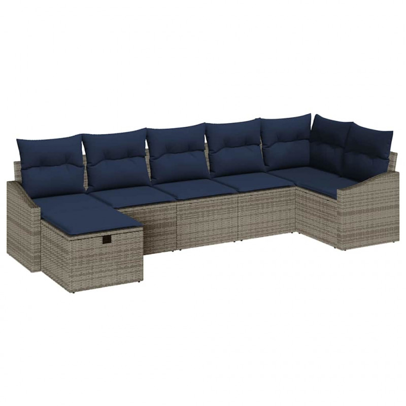 Zestaw Sof z poduszką 4 pcs polirattan