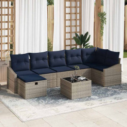 Zestaw Sof z poduszką 5 pcs polirattan