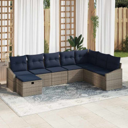 Zestaw Sof z poduszką 6 pcs polirattan