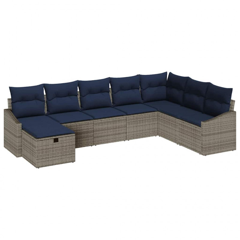 Zestaw Sof z poduszką 6 pcs polirattan