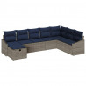 Zestaw Sof z poduszką 6 pcs polirattan