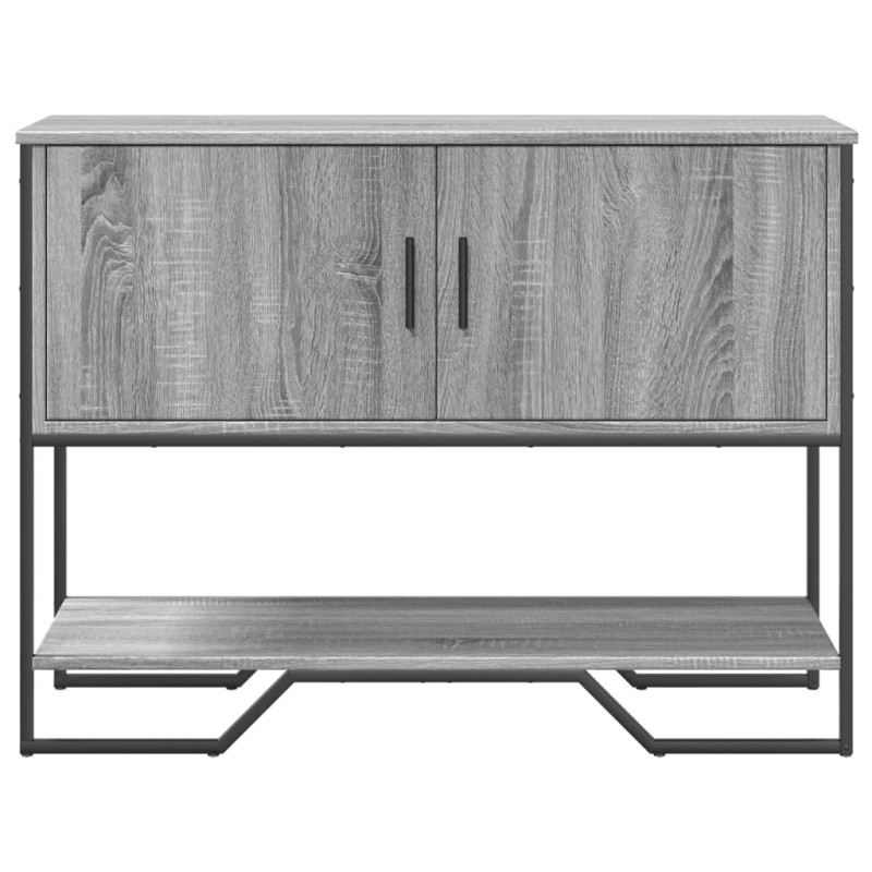 Stolik konsolowy, szary dąb sonoma, 100x35x74,5 cm
