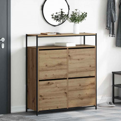 Szafka na buty z półką Dąb rzemieślniczy 100 x 34 x 112 cm