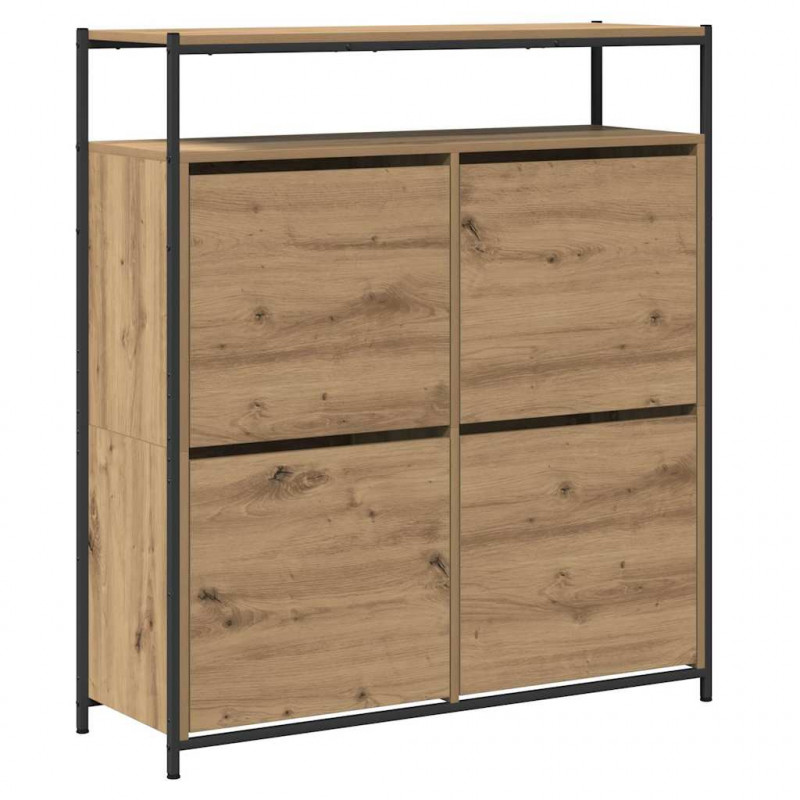 Szafka na buty z półką Dąb rzemieślniczy 100 x 34 x 112 cm