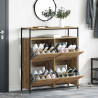 Szafka na buty z półką Dąb rzemieślniczy 100 x 34 x 112 cm