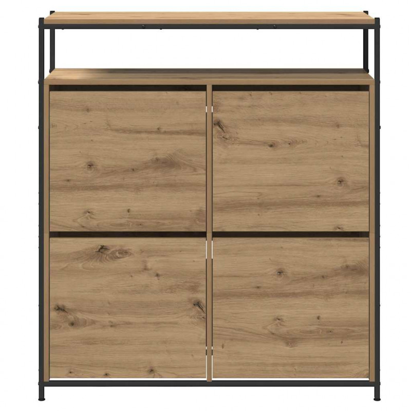 Szafka na buty z półką Dąb rzemieślniczy 100 x 34 x 112 cm