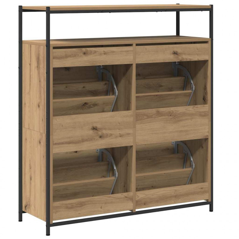 Szafka na buty z półką Dąb rzemieślniczy 100 x 34 x 112 cm